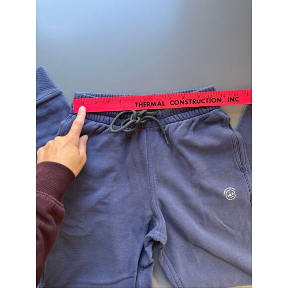 Allbird R&R sweatpants blue size small organic Pima cotton hemp - Picture 8 of 11